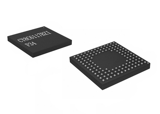 ชิปวงจรรวม CY8C6117BZI-F34 ARM Cortex M4 ไมโครคอนโทรลเลอร์ IC 50MHz
