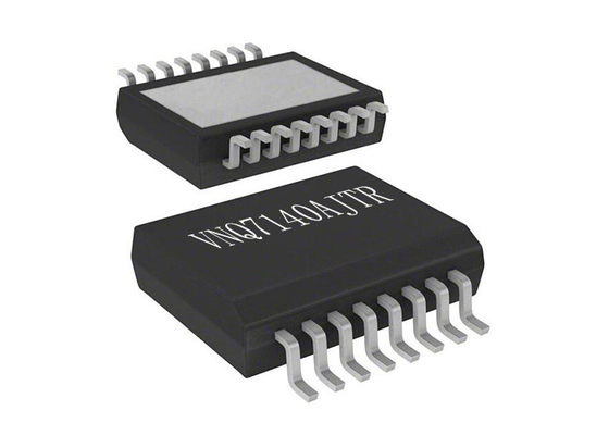 สวิตช์จ่ายไฟ VNQ7140AJTR Quad Channel High Side Load Driver IC
