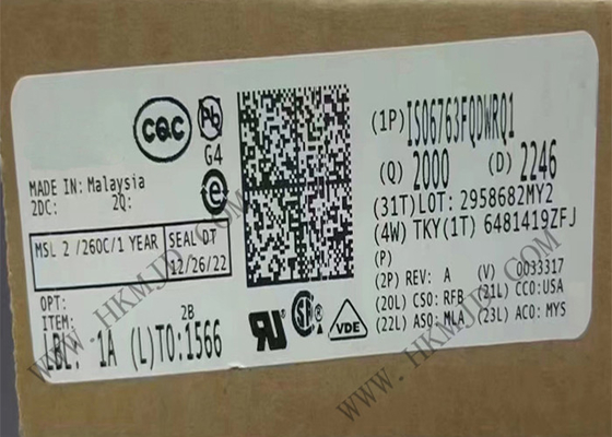 ชิปวงจรรวม ISO6763FQDWRQ1 หกแชนแนลดิจิตอลไอโซเลเตอร์ SOIC16