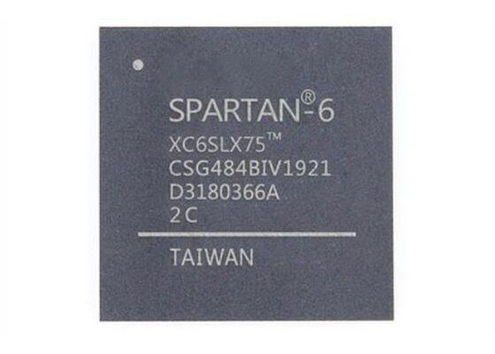 ชิป IC XC6SLX75-2CSG484I อาร์เรย์เกทที่ตั้งโปรแกรมฟิลด์ได้ 484FBGA Surface Mount