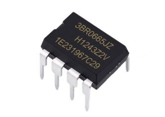 ชิปวงจรรวม 650V ICE3BR0665JZ 65kHz AC DC Converters 8DIP 7Leads