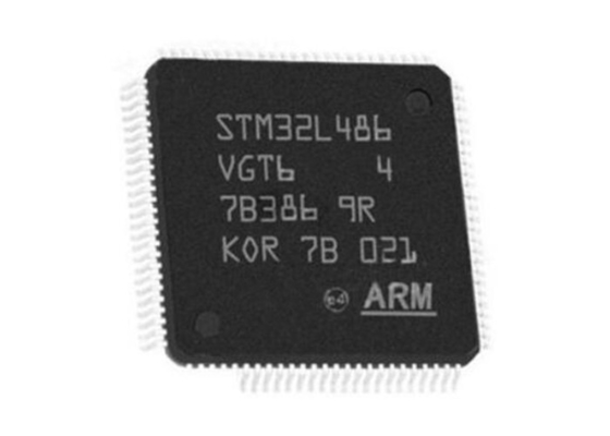 80MHz พลังงานต่ำ STM32L486VGT6 Arm Cortex M4 ชิปไมโครคอนโทรลเลอร์ 100LQFP