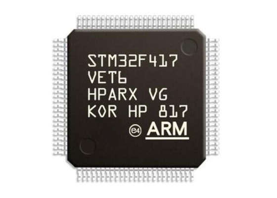 Single Core STM32F417VET6 ไมโครคอนโทรลเลอร์ MCU 100LQFP ARM Cortex-M4 512KB Flash