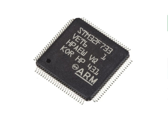 STM32F733VET6 ชิปไมโครคอนโทรลเลอร์ 512KB แฟลชไมโครคอนโทรลเลอร์ MCU LQFP100