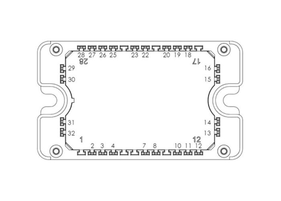 โมดูล IGBT สำหรับยานยนต์ MSCSM70VM19C3AG ทรานซิสเตอร์แบบติดที่แชสซีของ Mosfet Array