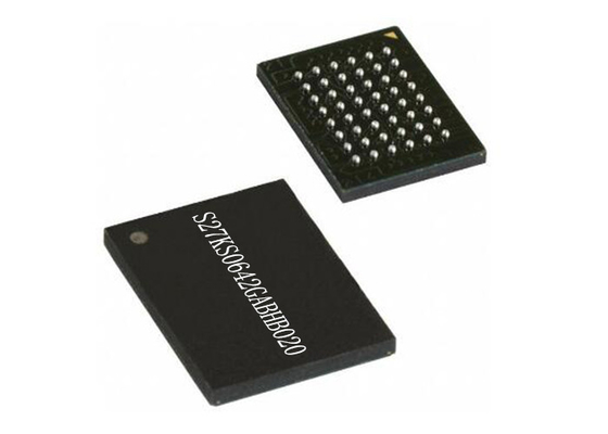 ชิป IC ความจํา S27KS0642GABHB020 24-FBGA ความจําซิวโด SRAM IC 200MHz