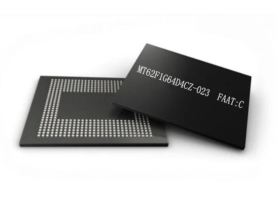 ชิปหน่วยความจำ SDRAM Mobile LPDDR5 MT62F1G64D4CZ-023 FAAT:C 64Gbit TFBGA Package