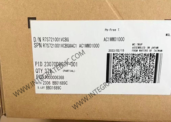 ไมโครคอนโทรลเลอร์ MCU R7S721001VCBG 400MHz ไมโครโปรเซสเซอร์ 32 บิต - MPU