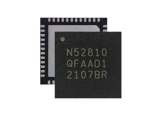 4dBm BT IC NRF52810-QFAA-R ระบบ RF ประสิทธิภาพสูงบนชิป 2.4GHz