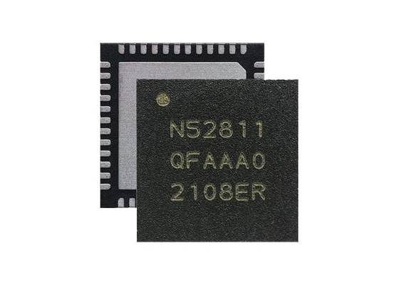 NRF52811-QFAA-R BT IC 2.4GHz พลังงานต่ํา BT 5.4 SoC QFN48 BT 5.4 ระบบบนชิป