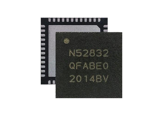 NRF52832-QFAB-R อเนกประสงค์ BT 5.3 SoC NRF52832 BT พลังงานต่ำ QFN48
