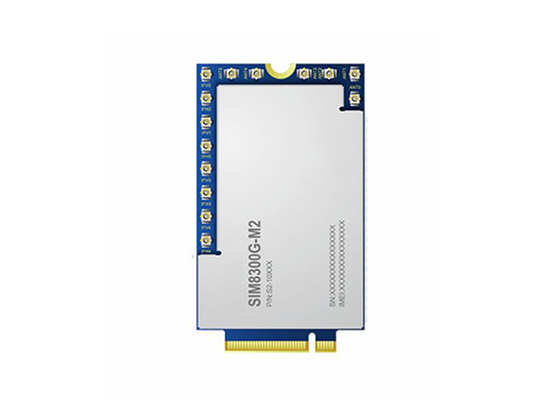 โมดูล Multi Band SIM8300G-M2 4.4V 5G LTE M.2 การถ่ายโอนข้อมูลสูงสุด 7Gbps