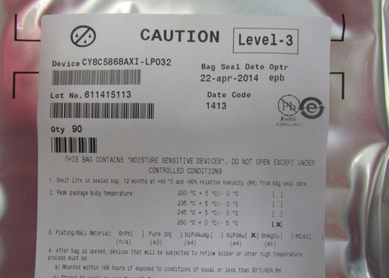 ชิปวงจรรวม CY8C5868AXI-LP032 ไมโครคอนโทรลเลอร์ไมโครคอนโทรลเลอร์ 32 บิต IC