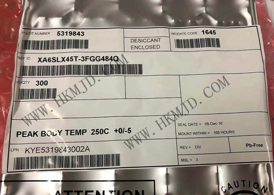 FBGA484 ชิปยานยนต์ XA6SLX45T-3FGG484Q XA6SLX45T FPGA IC ประสิทธิภาพสูง