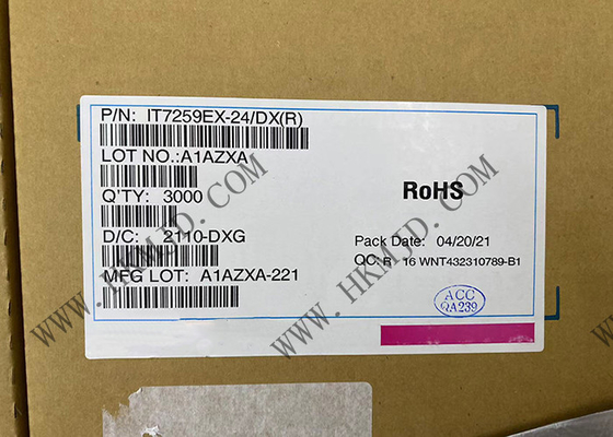 IT7259EX-24/DX 24 ช่องสัญญาณ Capacitive Sensor Detection Controller IT7259EX-24 QFN