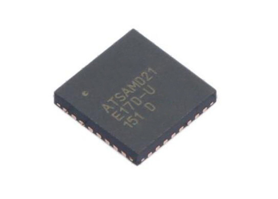 ชิปวงจรรวม ATSAMD21E17D-MFT ไมโครคอนโทรลเลอร์ IC QFN32 พลังงานต่ำ