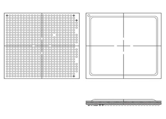 Virtex-5 Family FPGA XC5VLX30T-1FF323C แบบฝังตัว - อาร์เรย์เกทที่ตั้งโปรแกรมฟิลด์ได้
