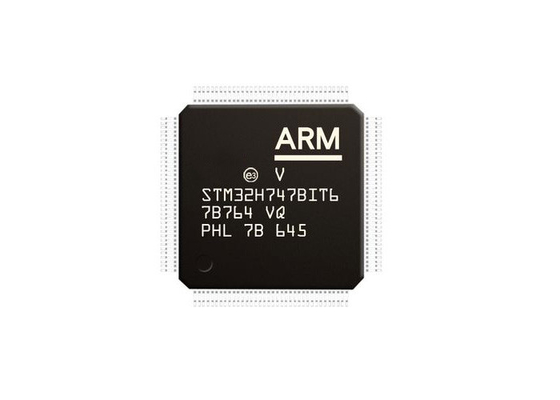 ชิปวงจรรวม STM32H747BIT6 ไอซีไมโครคอนโทรลเลอร์ MCU 480MHz ประสิทธิภาพสูง