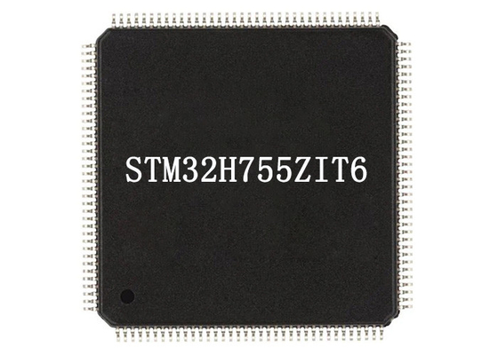 32Bit Dual Core ไมโครคอนโทรลเลอร์ IC STM32H755ZIT6 หน่วยความจำแฟลช 2MBytes