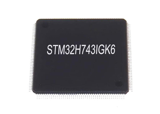 LQFP176 ไมโครคอนโทรลเลอร์คอร์เดี่ยว IC 480MHz STM32H743IGK6 ประสิทธิภาพสูง