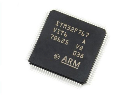 ประสิทธิภาพสูง STM32F767VIT6 2Mbytes ไมโครคอนโทรลเลอร์ IC LQFP100 Single Core