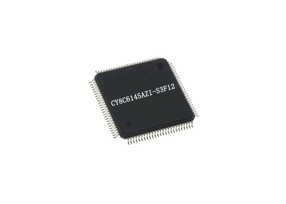 ชิปวงจรรวม CY8C6145AZI-S3F12 ไมโครคอนโทรลเลอร์ 32 บิต IC 100-LQFP