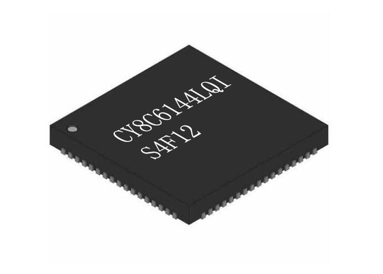 ชิปวงจรรวม CY8C6144LQI-S4F12 ไมโครคอนโทรลเลอร์ IC 150MHz ARM Cortex M4F