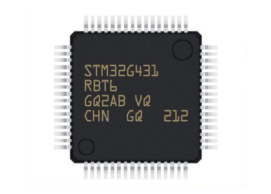 ประสิทธิภาพสูง STM32G431RBT6 ไมโครคอนโทรลเลอร์ IC LQFP64 Arm Cortex-M4 MCU