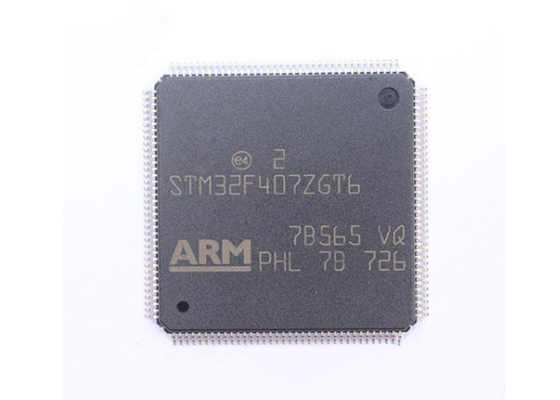 1MB FLASH ชิปวงจรรวม STM32F407ZGT6 ไมโครคอนโทรลเลอร์แบบ Single-Core 32 บิต