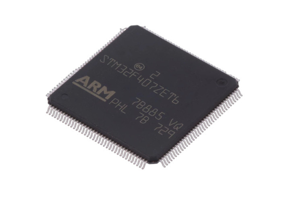 ไมโครคอนโทรลเลอร์ IC 32 บิต STM32F407ZET6 ARM Cortex-M4 MCU 512KB แฟลช LQFP144 แพ็คเกจ