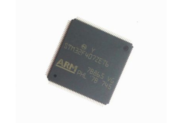 ไมโครคอนโทรลเลอร์ IC 32 บิต STM32F407ZET6 ARM Cortex-M4 MCU 512KB แฟลช LQFP144 แพ็คเกจ