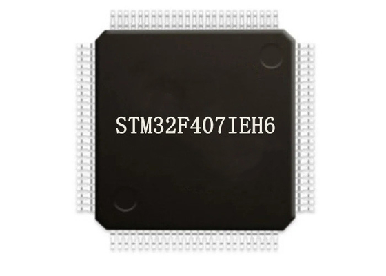 ชิปวงจรรวม 168MHz STM32F407IEH6 ไมโครคอนโทรลเลอร์ IC 201-UFBGA