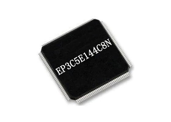 FPGA IC ประสิทธิภาพสูง EP3C5E144C8N อาร์เรย์เกทที่ตั้งโปรแกรมฟิลด์ได้ 144-LQFP