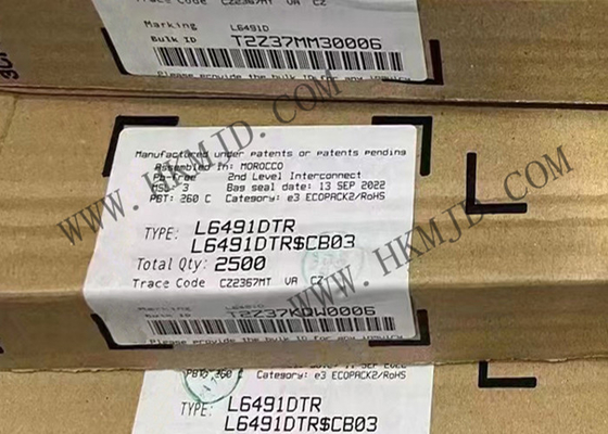การจัดการพลังงาน IC L6491DTR Half Bridge Low Side 4A Gate Driver IC SOIC14
