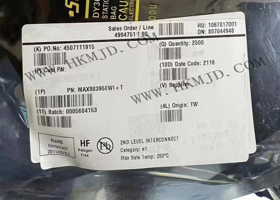 MAX98395EWI แอมพลิฟายเออร์ DG คลาสอินพุตดิจิตอลพร้อมพลังงานเงียบพิเศษ