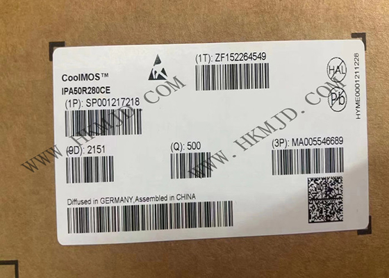 ชิปวงจรรวม IPA50R280CE N-Channel 500V 13A ทรานซิสเตอร์เดี่ยว