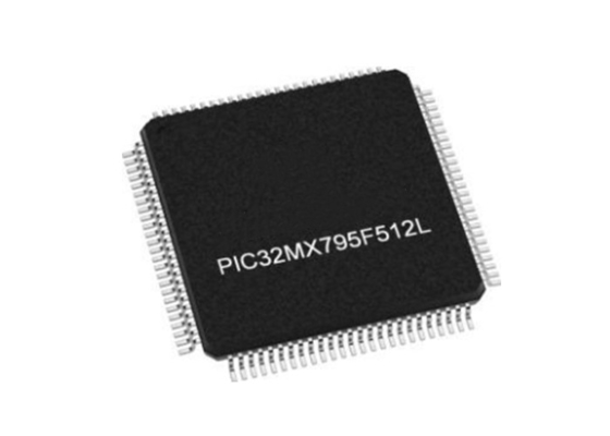 512KB Flash PIC32MX795F512L-80I/PT ไมโครคอนโทรลเลอร์แบบ Single-Core 32 บิต - MCU 100-TQFP