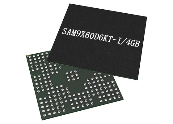 ไมโครคอนโทรลเลอร์ MCU SAM9X60D6KT-I/4GB ไมโครโปรเซสอร์ IC 600MHz 196-TFBGA