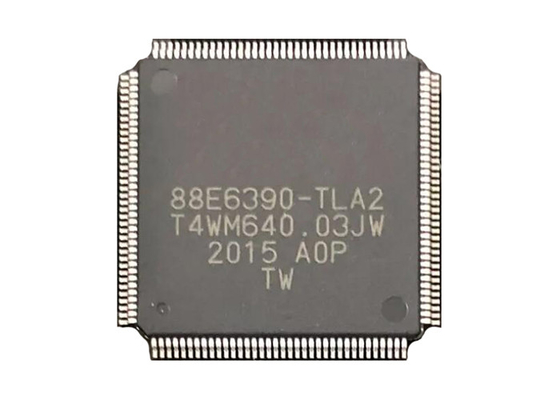 ชิปวงจรรวม 88E6390-A0-TLA2C000 ตัวรับส่งสัญญาณ Gigabit Ethernet IC TQFP144