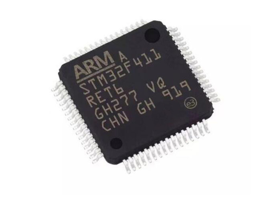 ชิปไมโครคอนโทรลเลอร์ STM32F411RET6 ประสิทธิภาพสูง LQFP64 Arm Cortex M4 Core 100MHz