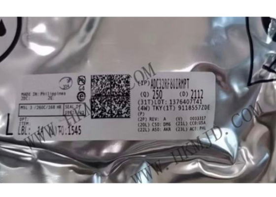 ชิป IC ADC32RF80IRMPT Dual-Channel 3-GSPS Telecom Receiver และอุปกรณ์ป้อนกลับ