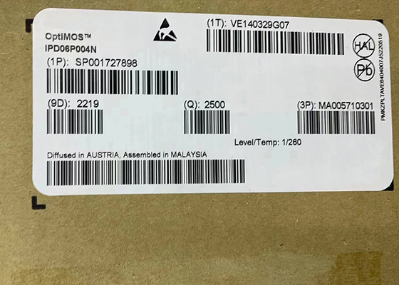 P Channel IPD06P004N เพาเวอร์มอสเฟตทรานซิสเตอร์ TO-252-3 ชิปวงจรรวม 60V