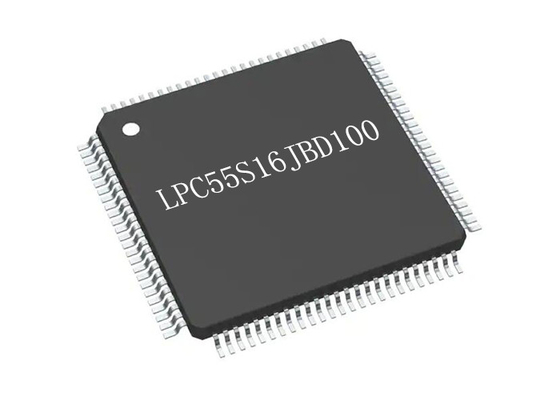 ชิปวงจรรวม LPC55S16JBD100 LQFP100 ชิปไมโครคอนโทรลเลอร์ 32 บิต 256KB