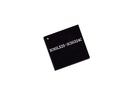 IC แบบรวม XC6SLX25-3CSG324C เกทอาร์เรย์ที่ตั้งโปรแกรมฟิลด์ได้ 1080 MHz 324-LFBGA