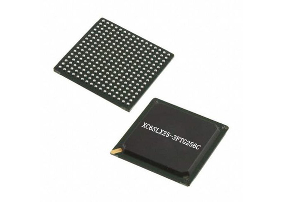 IC แบบรวม XC6SLX25-3FTG256C แพ็คเกจ FPGA IC Surface Mount 256-LBGA แบบใช้สาย