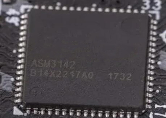 ชิป IC ของ Iphone ASM3142 USB 3.1 Gen 2 ชิปควบคุม QFN64 Apple IMac / PCIe
