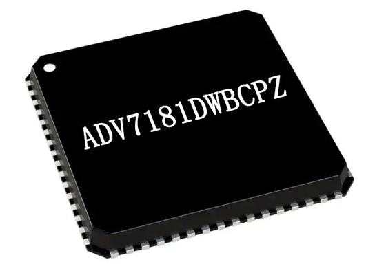ADV7181DWBCPZ 10Bit 10-Channel Multiformat ตัวถอดรหัสวิดีโอและกราฟิก RGB Digitizer