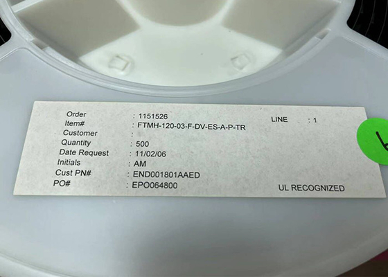 ตัวเชื่อมต่อสี่เหลี่ยมผืนผ้า FTMH-120-03-F-DV-ES-A-P-TR ชิปวงจรรวม 40 ตำแหน่ง