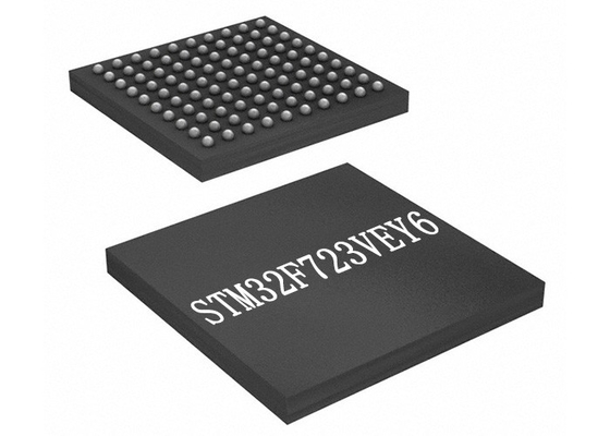 รวม IC Arm Cortex-M7 MCU 512Kbytes ของ Flash STM32F723VEY6 100-UFBGA