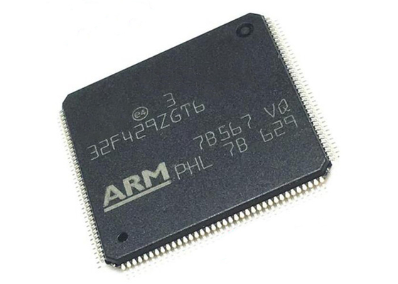 STM32F429ZGT6 รวม IC ARM Cortex M4 ชิปไมโครคอนโทรลเลอร์ 144LQFP Single Core